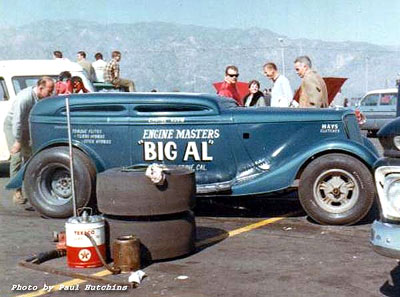 Drag racing, old school